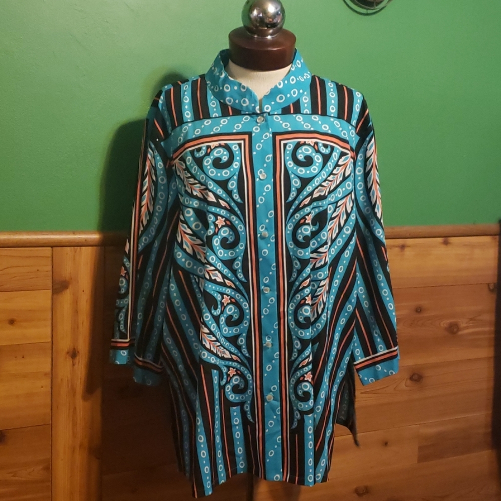 Bob Mackie Wearable Art Top - image 1